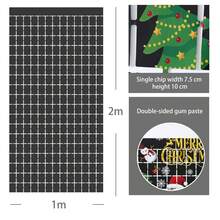 1 Stück Weihnachts-Folien-Fransen-Vorhang Weihnachts-Party-Dekoration 1 Stück 2 m rot silber grün Lametta Fransen Party Fotohintergrund Girlande Hintergrund für Weihnachten, Neujahr, Ugly Sweater Party, Halloween, Halloween Dekoration - 1 Stück - Übersicht 5