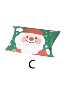 5 chiếc, Hộp kẹo Giáng sinh, Bao bì hộp gối Giáng sinh, Hộp kẹo Joy, Hộp quà Giáng sinh hình gối sáng tạo, Đồ trang trí Giáng sinh, Đồ trang trí Giáng sinh, Quà tặng Giáng sinh, Đồ dùng cho tiệc Giáng sinh, Túi quà Giáng sinh, Túi Giáng sinh, Nhãn dán Giáng sinh - Nhiều màu - Xem 6