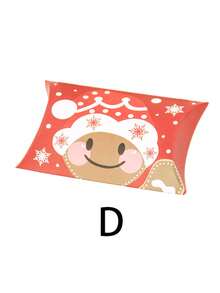 5 chiếc, Hộp kẹo Giáng sinh, Bao bì hộp gối Giáng sinh, Hộp kẹo Joy, Hộp quà Giáng sinh hình gối sáng tạo, Đồ trang trí Giáng sinh, Đồ trang trí Giáng sinh, Quà tặng Giáng sinh, Đồ dùng cho tiệc Giáng sinh, Túi quà Giáng sinh, Túi Giáng sinh, Nhãn dán Giáng sinh - Nhiều màu - Xem 7