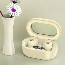 Great Wall GreatWall Earbuds BT Wireless Earphones With LED Digital Display, High-Fidelity Sound Quality, Ultra-Long Life Earbuds, Suitable For Fitness And Running, High Sound Quality, Anti-Falling Earphones, Suitable For Android And IPhone - Màu tím - Xem 3