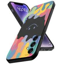 Funda Anti-queda Tpu Protectora Case Para Samsung M14 5G + Cuerda - Negro - Ver 1