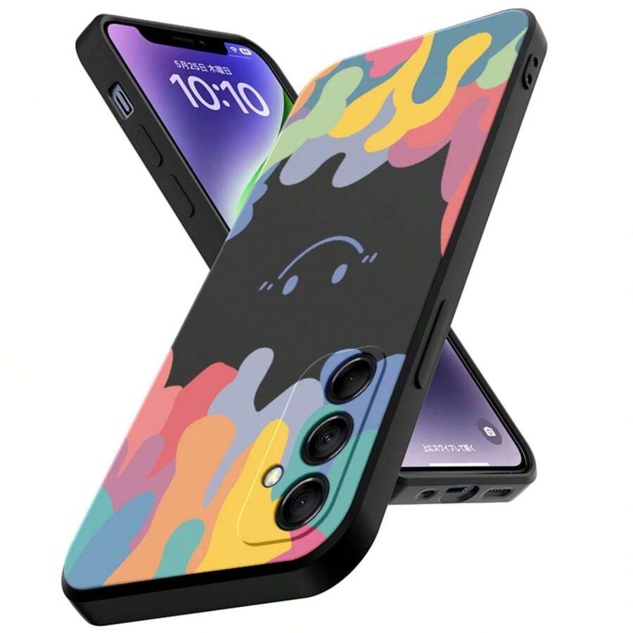 Funda Anti-queda Tpu Protectora Case Para Samsung M14 5G + Cuerda - Negro - Ver 1