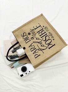 Tặng kèm túi vải tote in hình Thiên Chúa giáo và túi khóa, túi vải tote in hình Chúa Jesus trong Kinh thánh cổ điển, quà tặng Thiên Chúa giáo, túi xách vải lanh bền đẹp, phong cách đơn giản, sức chứa lớn, thích hợp cho các buổi dã ngoại ngoài trời, tụ họp, du lịch và mua sắm. - Màu Khaki - Xem 7