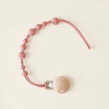 1pc Baby Anti-Drop Chain Pacifier Clips Silicone Beads Infant Nipple Appease Soother Chain Clips Dummy Holder Nipple Clip