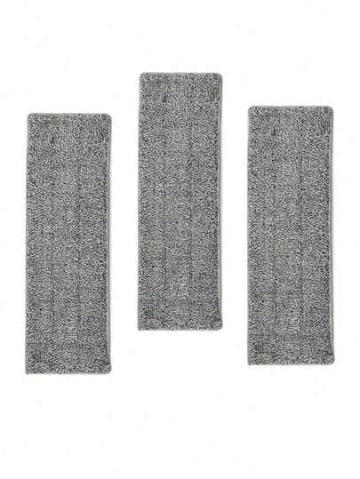 1/3/5pcs Mop Replacement Pads, Thicker Flat Mop Heads Dual-Sided Cleaning Cloth, Self-Adhesive No Hand Wash Mop Covers