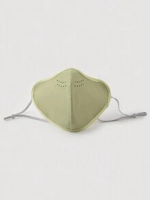 1pc Unisex Solid Color Fashionable And Versatile Outdoor Warm Anti-Cold Face Mask - A - View 12