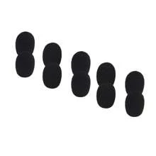 10个装黑色麦克风防风罩替换泡沫套，适用于会议麦克风 - 黑色 - 查看 6