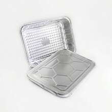 WISDOM WISDOM Shallow/Medium/Deep/Deep-Heavy Duty Full Size Container With Normal/Heavy Duty Lid 50set - Disposable Aluminum Food Storage And Catering
