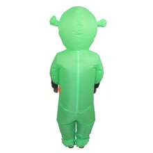 Inflatable Alien Costume For Adults Funny Blow Up Alien Carrying Costume For Cosplay - Green - View 3