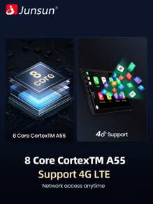 Junsun Android 13 Car Radio Stereo For Hnda Civic 8 2005 2006 2007 2008 2009 2010 2011 2012 Car Auto Radio Built-In Wireless Carplay For Apple & Android Auto 10 Inch Automotive Multimedia Touch Screen 4G LTE  8 Core 6GB RAM 128GB ROM Car Intelligent Systems Head Unit With GPS Navigation DSP Bluetooth