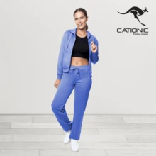 CONJUNTO CASUAL DEPORTIVO AFELPADO Con Pantalon Tipo JOGGER Y Sudadera Con Capucha (Diferentes Bordados)  LS2023 - Azul menta - Ver 4