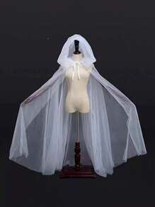 1pc Halloween Cloak Ghost Bride Shawl Witch Vampire Cosplay Show Game Cape Horror Party Costume Props