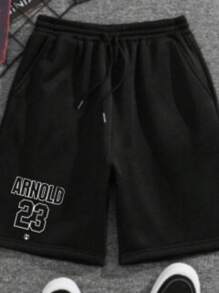 Arnold 23 Comfortable Premium Cotton Sweatpants Various Colors - 黑色 - 查看 4