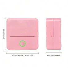 Wireless Connection Sticker Printer With 200dpi Resolution, Thermal Printing, Ideal Gift For Loved Ones And Friends, Suitable For Labels, Learning, Photos (Including 11 Rolls Of Paper)