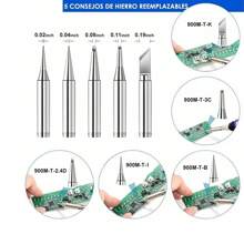 Kit De Soldador Eléctrico De Temperatura Regulable - Tipo de Enchufe A USA (110-127V) - Ver 4