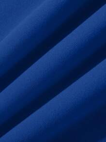 Custom Text Women's Hooded Sweatshirt - Personalize Add Your Own Text/Name To Design Your Personalized Printed Sweatshirt, Women Tops ,Fall Tops ,Blue Top,Custom Top,Custom Sweatshirt,Winter Clothes,Personalized Text, Long Sleeve - Blue - View 7