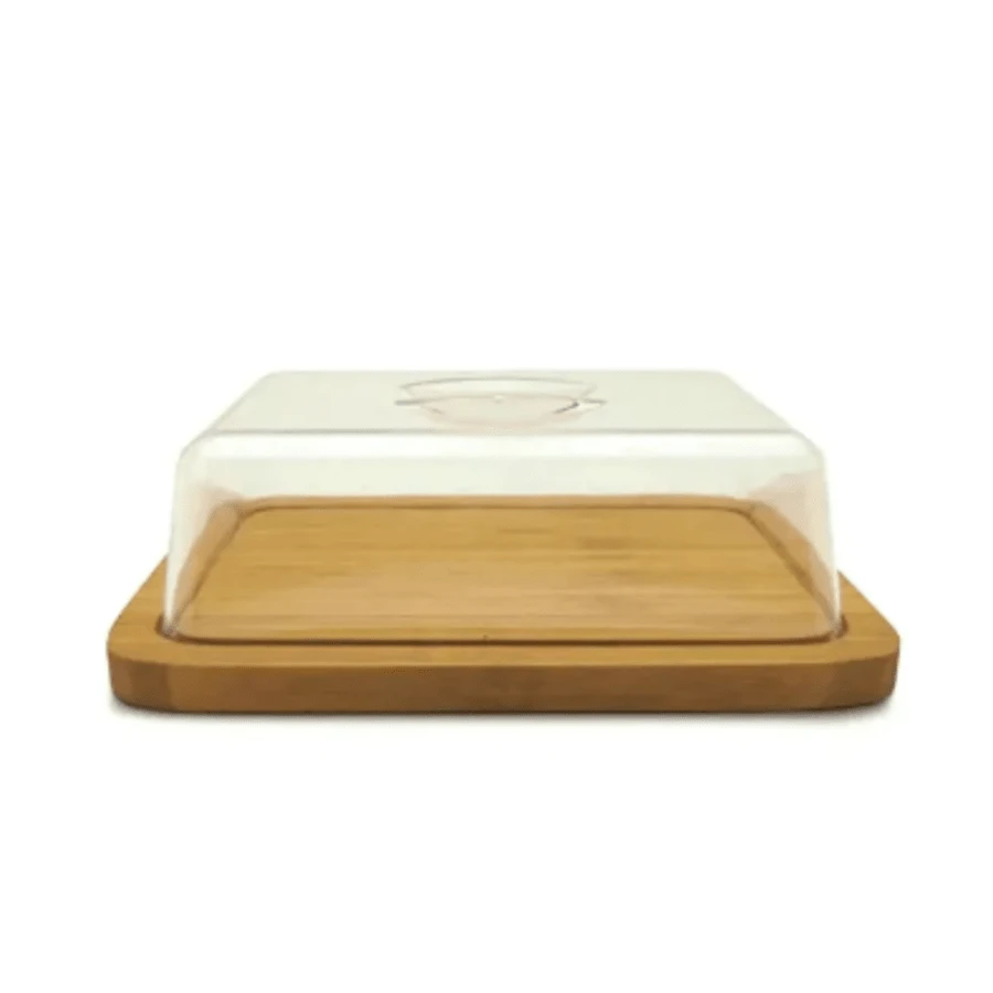 Bamboo Cold Cuts Board Set With Lid Wood Home & Decor Kitchen - 米色 - 查看 1
