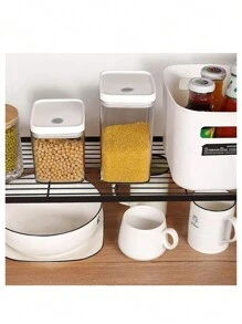 Organizador De Estante De Cocina Para Gabinete, Encimera - Negro - Ver 3