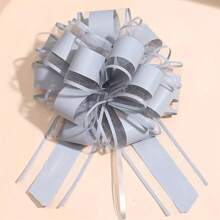5pcs, Large Gift Bows, White Gift Bow, 6 Inches, For Wrapping Gift Wedding Ribbon Bows Boxes Or Flower Decorations, Wedding, Halloween, Thanksgiving, Birthday Party, Valentine's Day Gift Wrapping,