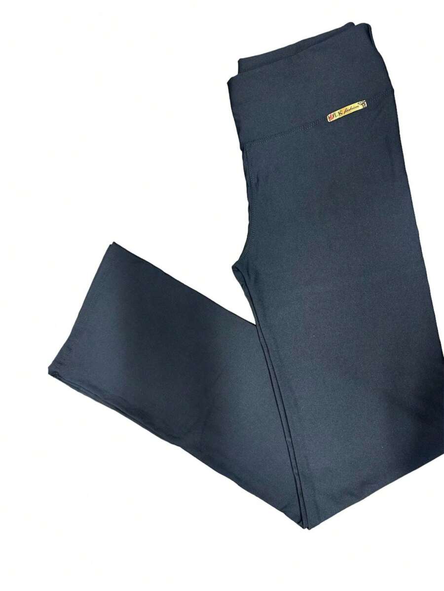 LINED FLARE PANTS - màu đen - Xem 1