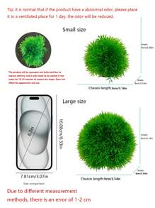 New Aquarium Decorative Artificial Plastic Simulated Aquatic Plants Grass Balls, Multi-Style Options, Beautiful And Durable, Easy To Maintain, Won't Pollute The Water
