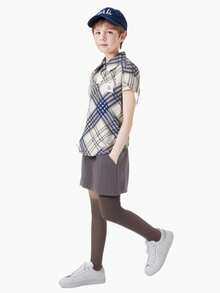 Boys' Basic Printed POLO Shirt Polyester And Viscose Mesh That Provides Softness, Comfort And The Best Fit Size 6 To 12 We Send Varied Colors And Prints According To Stock Availability - 彩色 - 查看 2