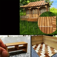 50 Stücke 30*1cm/11,81*0,39 Zoll Natürlich/Verkohlt Flache Bambus Holz Streifen Kombination Verkohlt Bambus Holz Bau Modell Material Holzprodukt Konstruktion Harte Textur