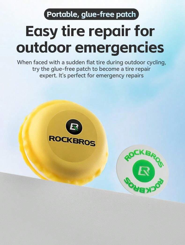 ROCKBROS ערכת תיקון צמיגי אופניים של ROCKBROS, ערכת תיקון צמיגים ניידים ...