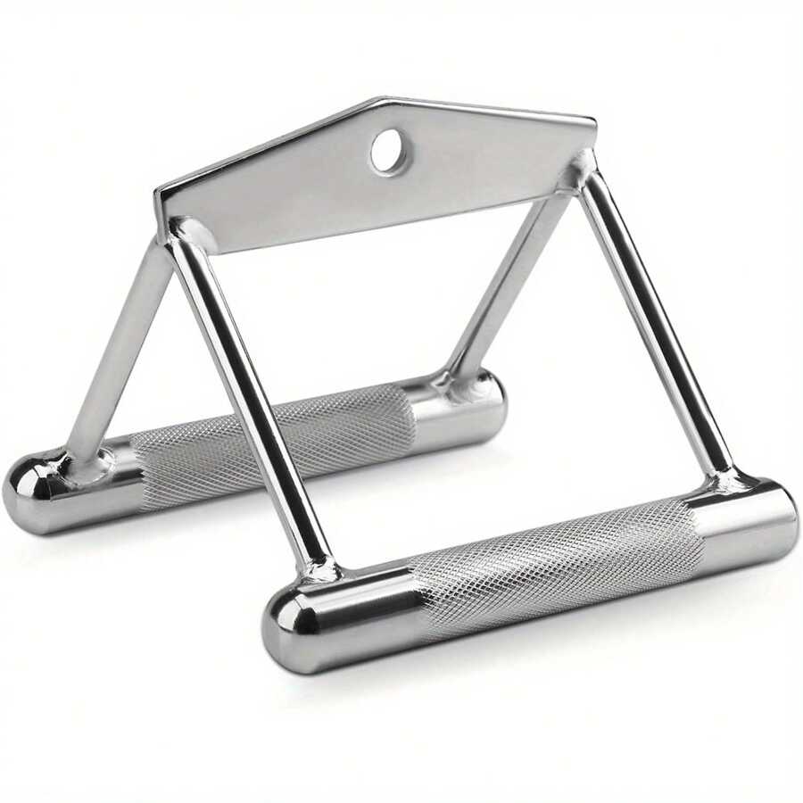 V Handle Double Seated Handles Stainless Steel Stirrup Handle Cable Machine Attachments For Pull Down Rope, Tricep Rope, Straight Bar - Variant1 - View 1
