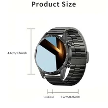 Smart Watch With Call Function, Music Player, Step Counting, Perfect Christmas, New Year, Valentine's Day Holiday Gift - màu đen - Xem 5