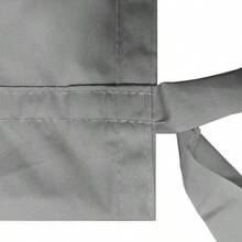 Waterproof Pergola Shade Cover Replacement Canopy Cover W/ Rod Pockets 6 Colors - Grey - View 3