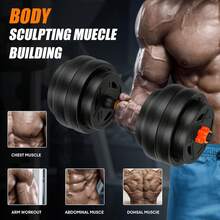 Adjustable Dumbbell Set, 50 Lbs Free Weight Set With Connector, 4 In1 Dumbbells Set Used As Barbell, Kettlebells, Push Up Stand, Fitness Exercises For Home Gym Suitable Men/Women