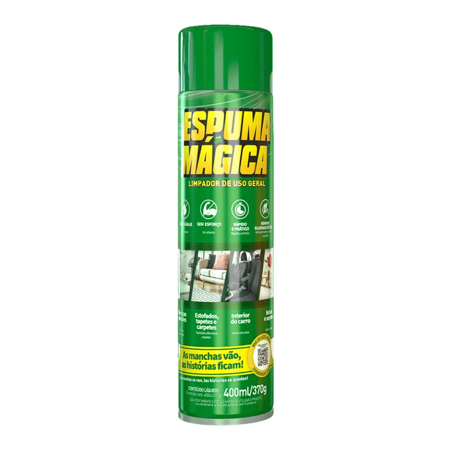 Magic Foam Cleaner làm sạch ngay lập tức ghế sofa ô tô và đồ nội thất, nhà bếp, phòng tắm, nhà, nhà cung cấp gia dụng - trắng - Xem 1