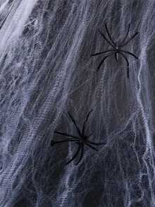 2/4 chiếc trang trí mạng nhện co giãn màu trắng ma quái - Dây lưới ma ám hoàn hảo cho ngôi nhà ma, quán bar, phòng và đồ trang trí nhà cửa - Quà tặng lý tưởng cho lễ Halloween, Ngày của người chết và lễ Phục sinh - trắng - Xem 5