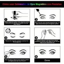 Set de pestañas postizas y delineador de ojos - Pestañas Naturales - Ver 4