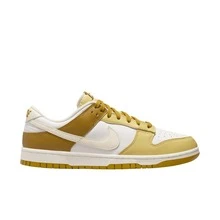 Zapatillas informales cómodas y antideslizantes Nike Dunk Retro Low para hombres, blanco y dorado FZ4042-716 - Oro blanco - Ver 2