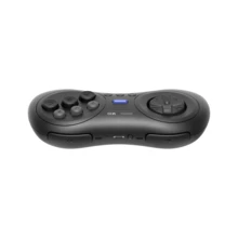 Designed For Action, Fighting Games, Etc., Customized Bluetooth Controller, Classic Cross Key, Matte Frosted Texture, Non-Slip And Sweat-Proof, Rounded Chamfers, Classic Six-Button Position, Horizontal Layout, Equipped With Independent Pairing Key, USB-C Interface, Custom Key Burst Function. Platform Compatible With Windows, Android, MacOS, Steam, Switch, Etc..Gaming Controller For PC, Windows 10,11, Steam Deck,Raspberry Pi, Android - Black Myth: Wukong - Black - View 2