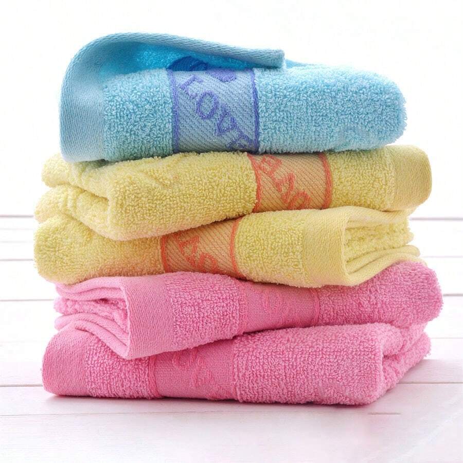 1 件 33x73 厘米加厚棉质双面柔软吸水擦脸毛巾