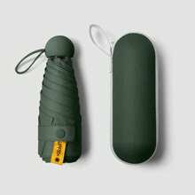 1把迷你折叠伞，带伞套，6根伞骨，便携轻巧，适合户外旅行，全天候使用，春夏必备，伴娘礼物，房间装饰，卧室装饰，海滩，旅行，男女通用，度假，可爱小物，母亲节礼物，卧室装饰，花园，厨房装饰，夏季，海滩，旅行必备，房间装饰，软萌，毕业季礼物 - 彩色 - 查看 19