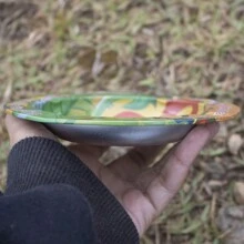 Round Aluminum Tabletop Ashtray - 彩色 - 查看 1