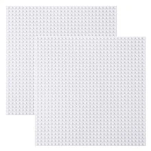 2pcs 32x32 Classic Base Plates, 100% Compatible With Major Brands - Size 25.5cm X 25.5cm Winter Gifts Color Block Color Blocks