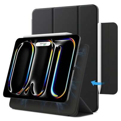 For IPad Pro 13 Inch Case M5 M4 2025 Air 11 M2 10.9 Air 5th 10th 11th Gen A16 2025 M3 Air 13 Powerful Magnetic Attachment Slim Trifold Stand Case Supports Pencil Pro And Pencil