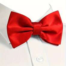 Men's Formal Tuxedo Black Bow Tie - Adjustable, Polyester, Woven For Suit Uniform