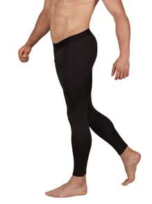 Kit 3 Calça Térmica Lisa Masculina Forrada Sem Pé Conforto