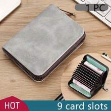 9/18 插槽拉链式身份证卡包 R 卡储物袋和硬币拉链卡包 男士卡包 RFID 屏蔽钥匙链钱包 小巧尺寸卡包 RFID 旅行护照钱包 卡包 钱包 名片包 信用卡包 女士钱包 迷你钱包 钱包 卡片钱包 - 彩色 - 查看 4