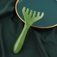 1 pieptene de masaj din rășină cu 6 gheare, instrument de masaj pentru cap pentru promovarea circulației sângelui, păr, instrumente pentru păr, îngrijirea părului, școală, înapoi la școală, călătorie, articole esențiale pentru călătorie, articole esențiale pentru casă, spa, instrument de masaj, masaj, masaj, spa - Multicolor - Vizualizare 10