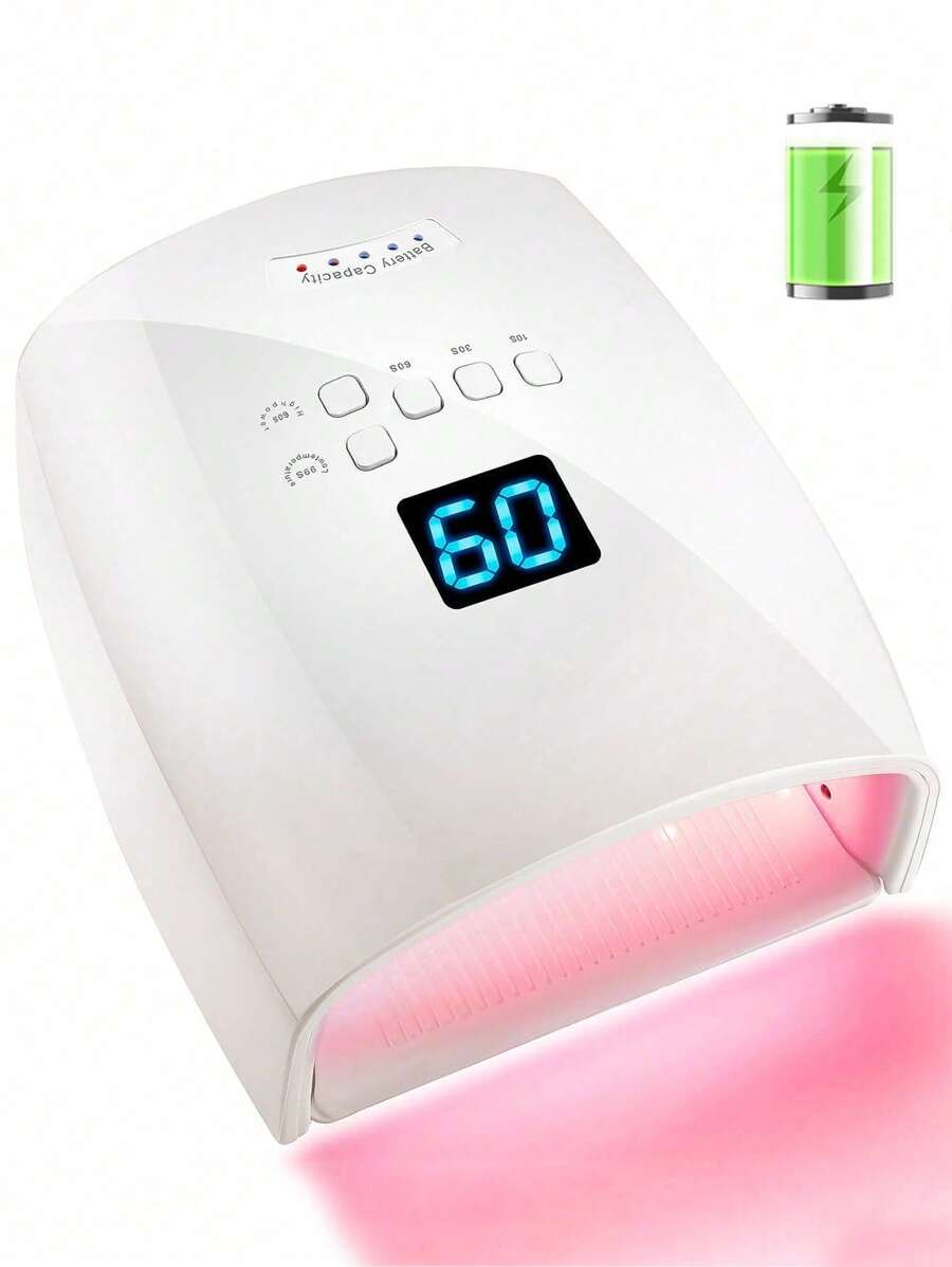 DianaBeauty Rechargeable Uv Led Nail Lamp Cordless Nail Dryer, Suitable For Gel Polishing Professional Nail Art Manicure Tool For Home And Salon Use