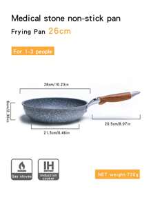 1 Stück Maifanshi Bratpfanne, japanische antihaftbeschichtete Flachboden Pfanne, Aluminium, zum Braten von Eiern, Fisch, Steak, leicht zu reinigen, geeignet für Gasherd und Induktionskochfeld, 20cm/26cm/28cm Meeresfrüchte-Kochen