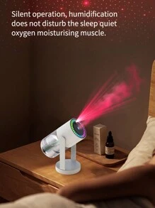 1 件星空加湿器/车载加湿器、空气净化器、精油扩散器、带 2 种雾化模式、氛围灯、星光功能、适用于家庭、办公室、阅览室、旅行、完美礼物（白色、粉色） - 彩色 - 查看 7