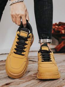 Tenis casuales versátiles y con estilo para todas las estaciones - Amarillo - Ver 6